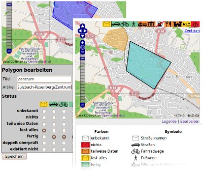 Screenshot von MappingStatus